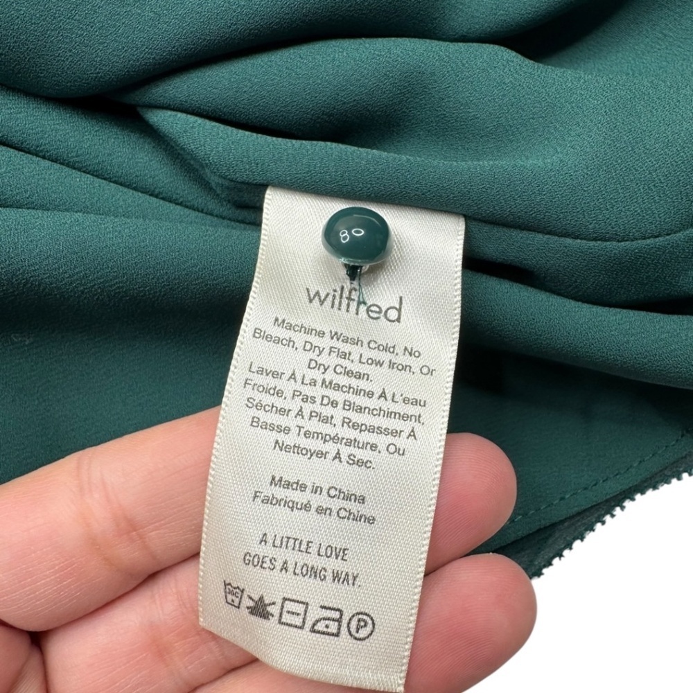 Wilfred by Aritzia V-Neck Button Front Mini Dress - Picture 5 of 12
